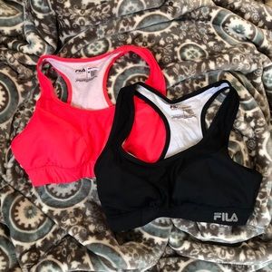 2 Medium Fila sports bras